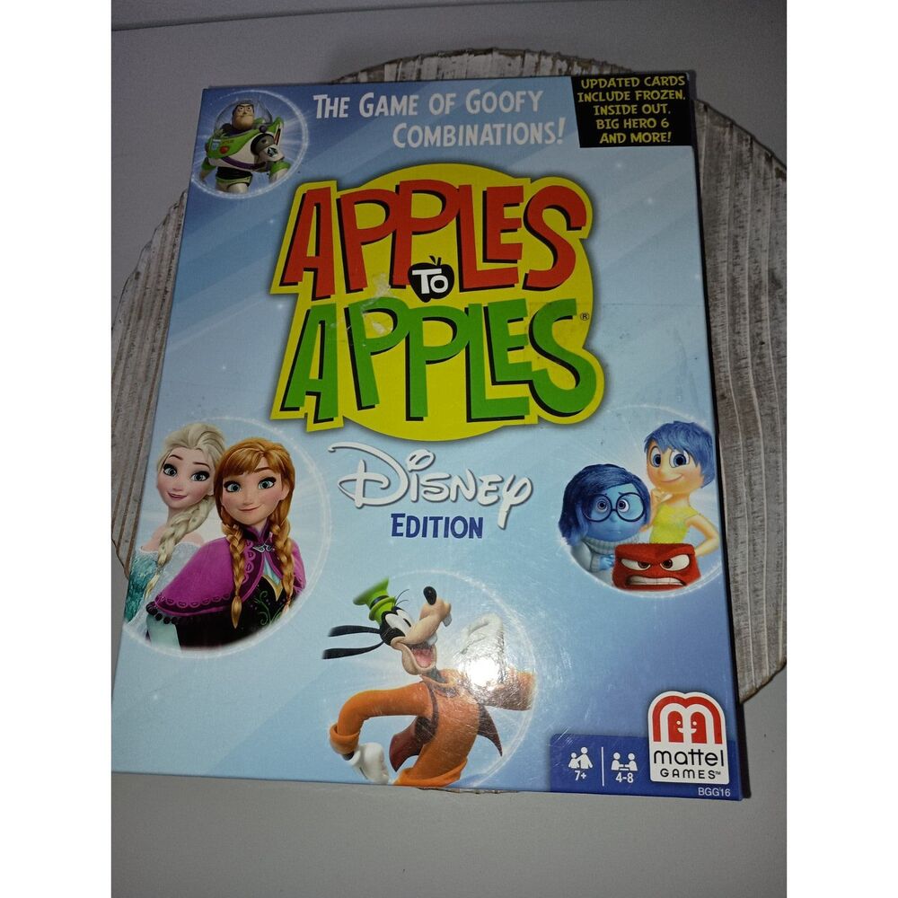 Board Games: Apples to Apples & Guess in 10 (Disney Edition-Complete) Pre-Owned - Picture 2 of 6